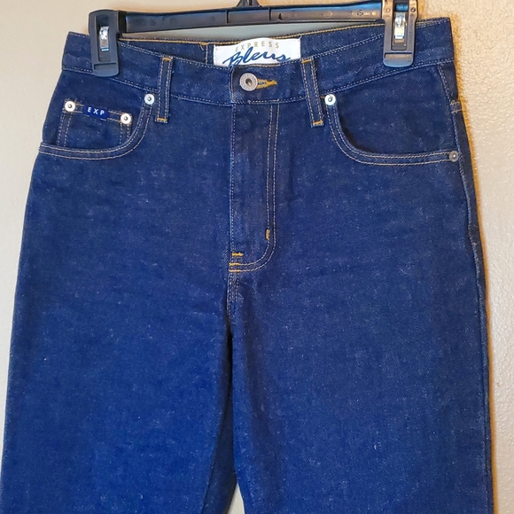 Express Bleus | Premium Heavyweight Straight Leg Blue Denim Jeans 1/2 L - Picture 2 of 7